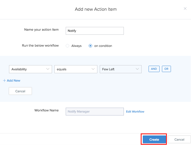 Create Custom Action | Customize Report | Zoho Creator Help