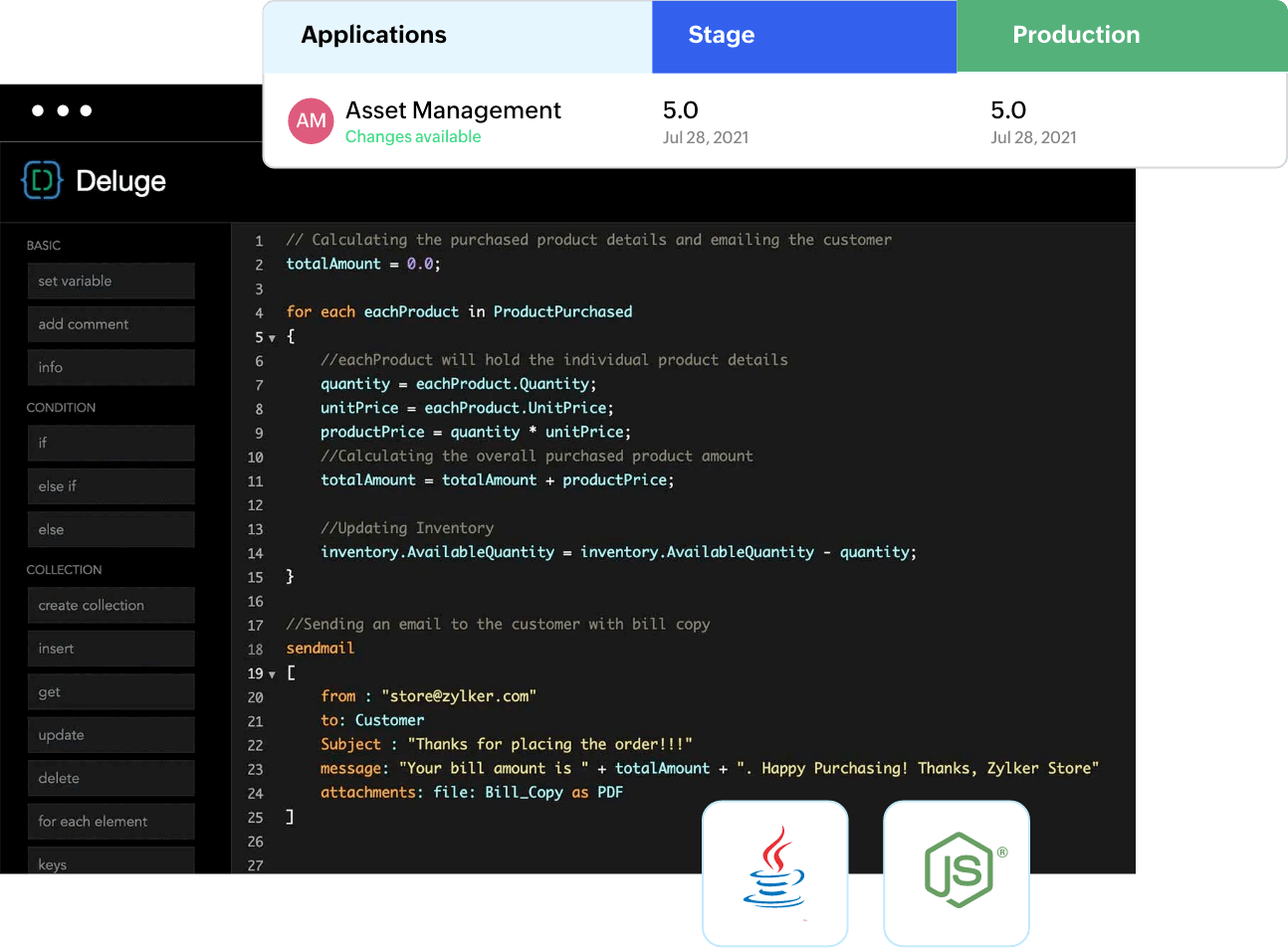 Diseñe las soluciones del futuro con las herramientas del desarrollador de Zoho Creator
