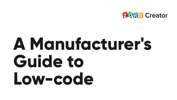 A manufacturer’s guide to low-code