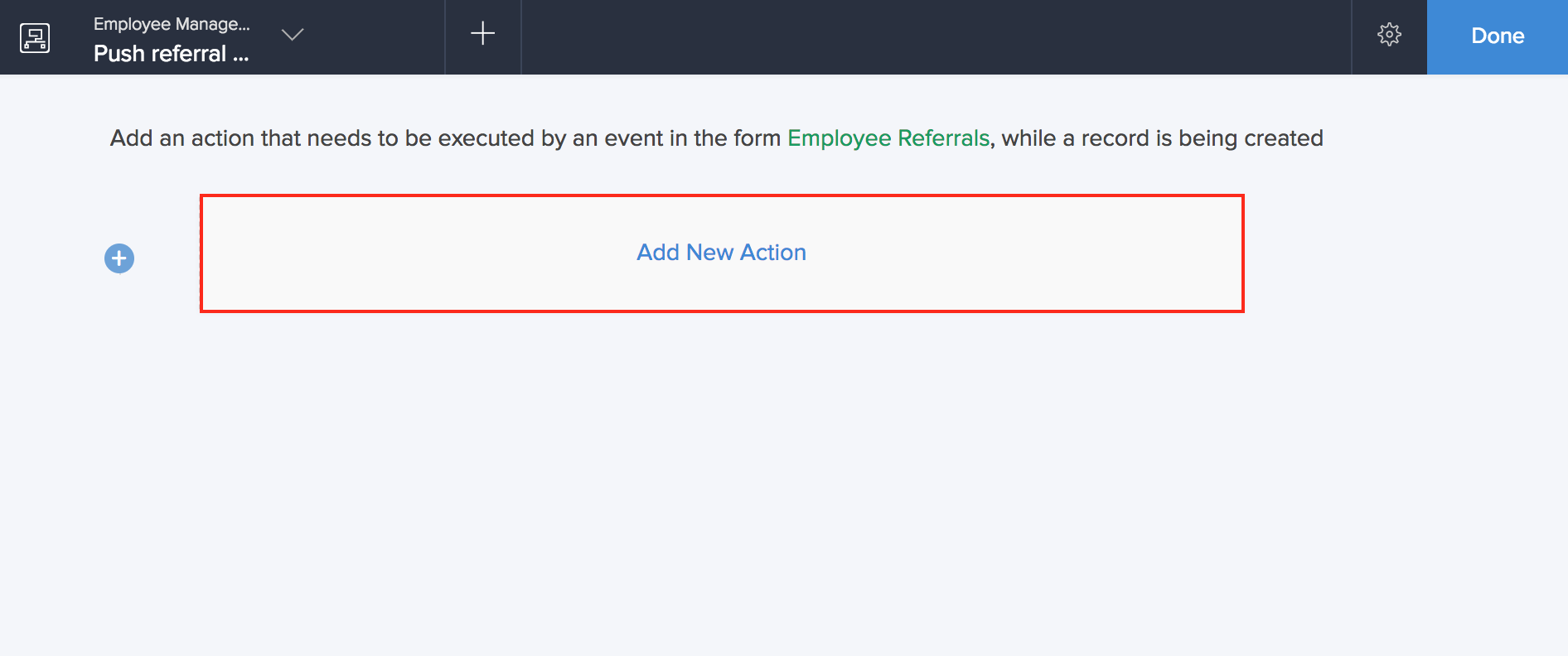 Configure Zoho Recruit Integration in Form Workflows Zoho Creator Help