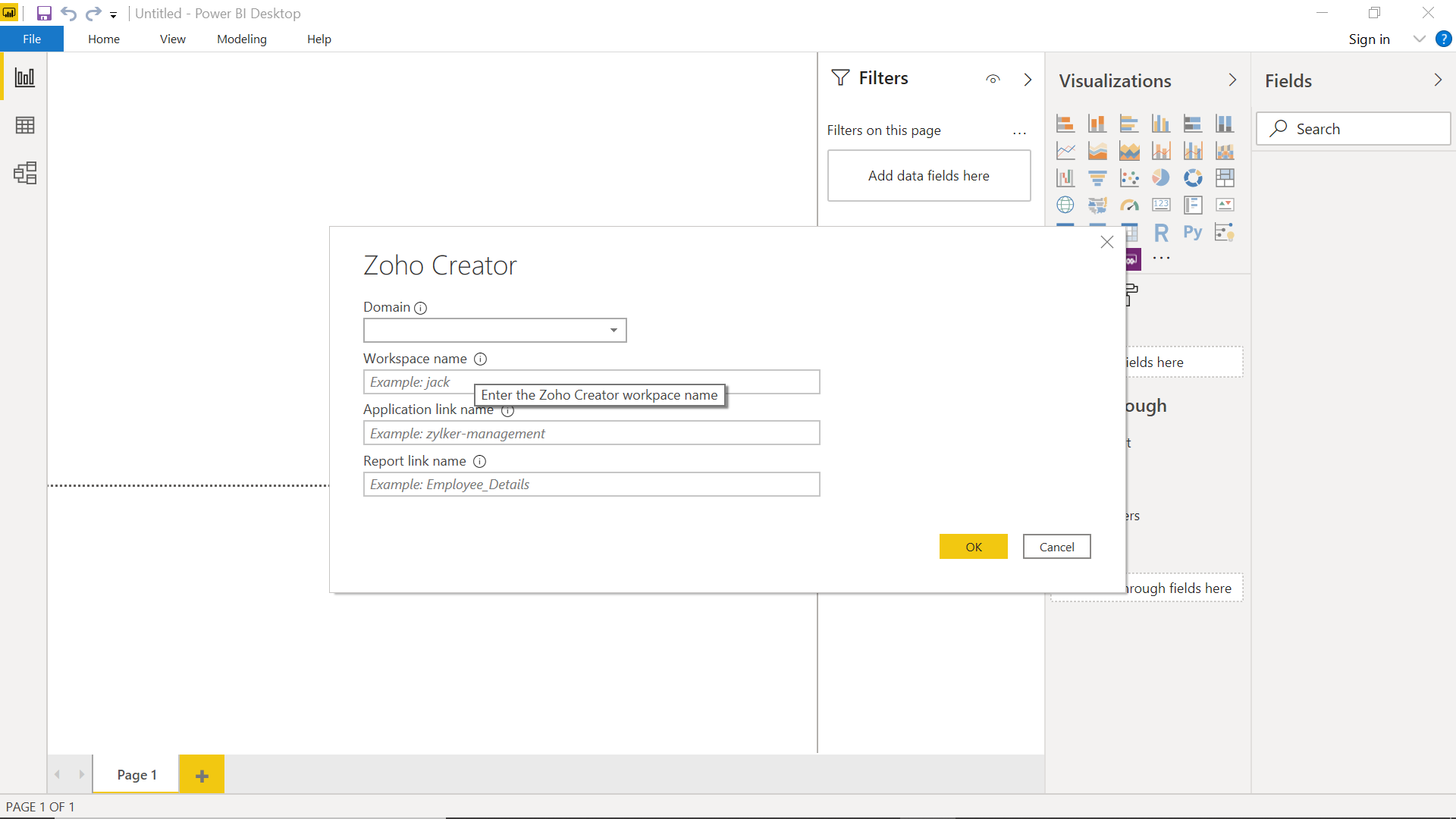 zoho creator input data based on field value zoho creator input data based on field value