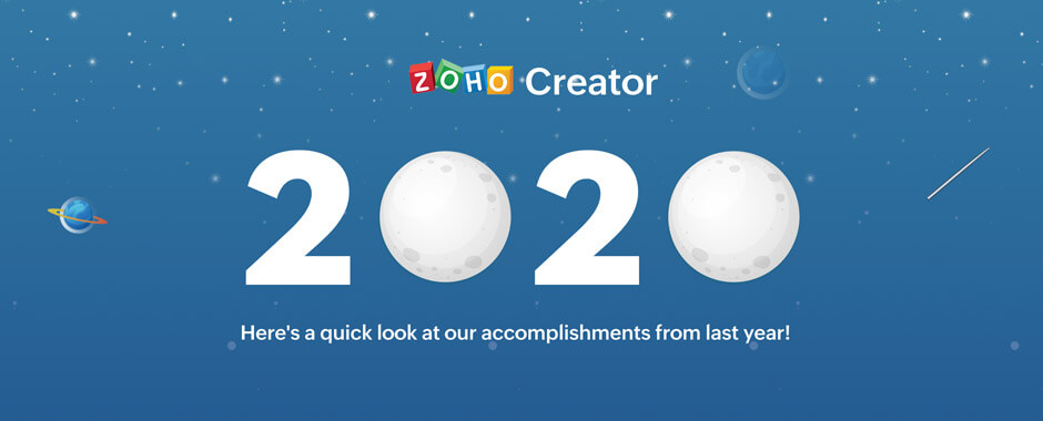 Here's what Zoho Creator accomplished in 2020