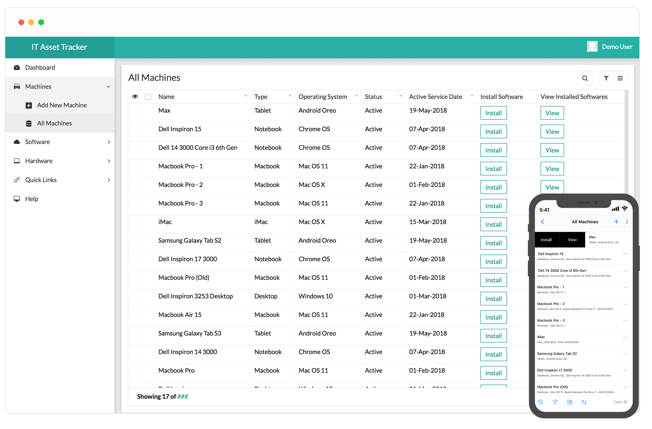 Asset Tracking Software