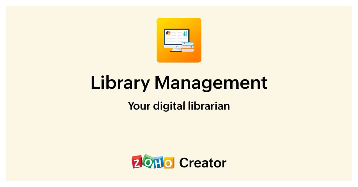 Free library management software | Customizable library management app ...
