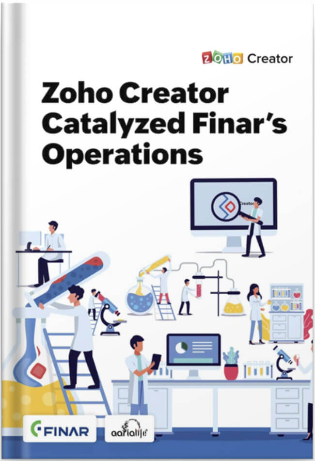 الكتاب الإلكتروني لـ Zoho creator