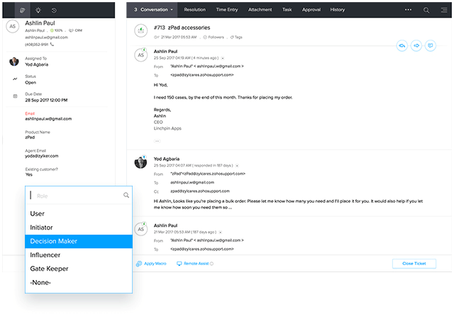 Integration Von Zoho Desk Und Zoho Crm