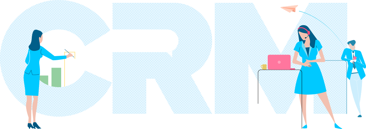 CRM banner Illustration