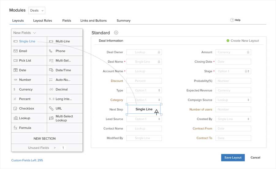 CRM-Anpassung – Zoho CRM
