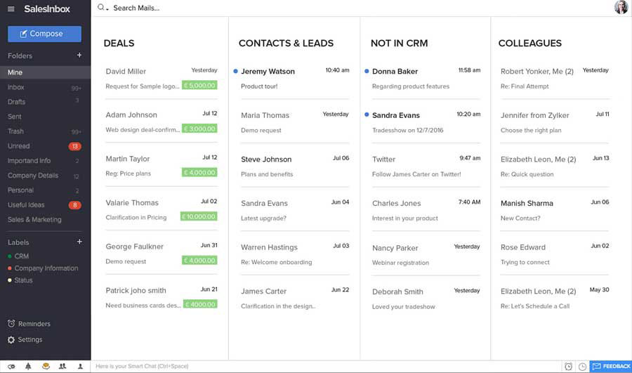 CRM-E-Mail-Managementsoftware – Zoho CRM
