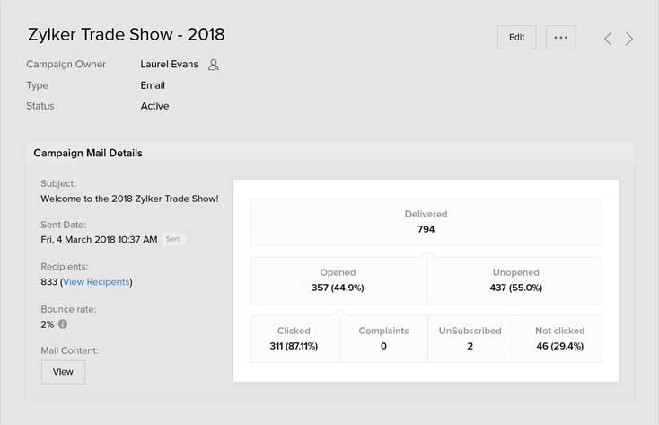 CRM-Marketingautomatisierung – Zoho CRM