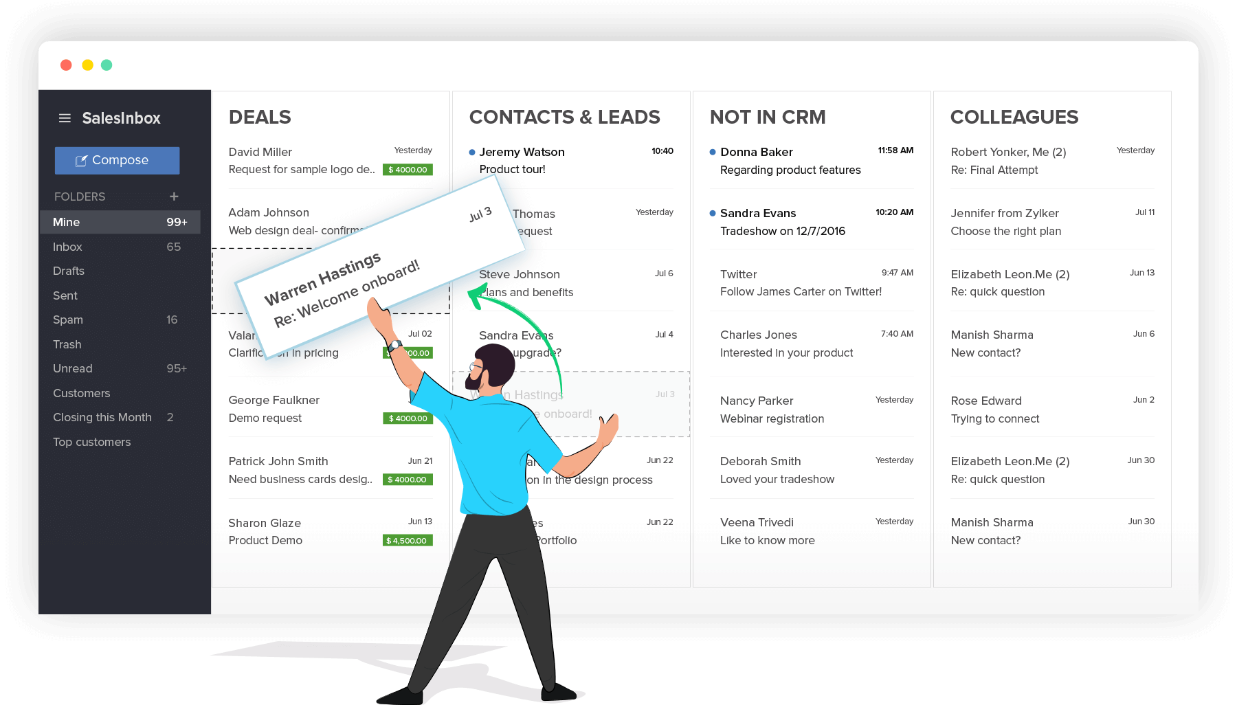 Sales почты