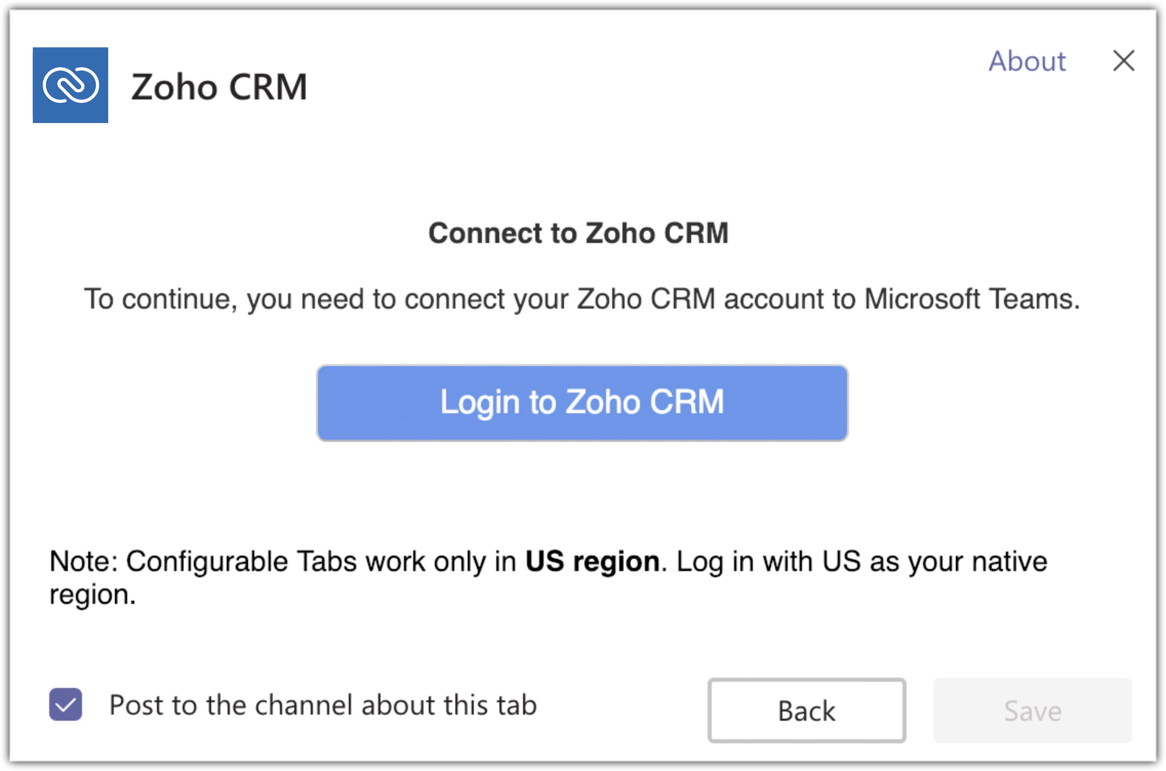 Microsoft Teams Integration | Online Help - Zoho CRM