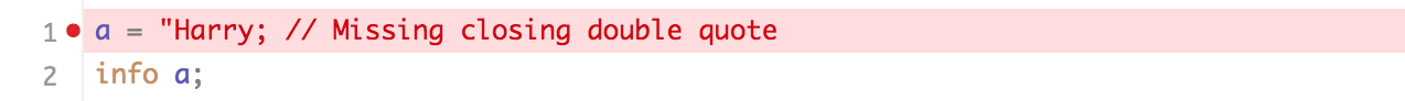 Error Messages | Help - Zoho Deluge