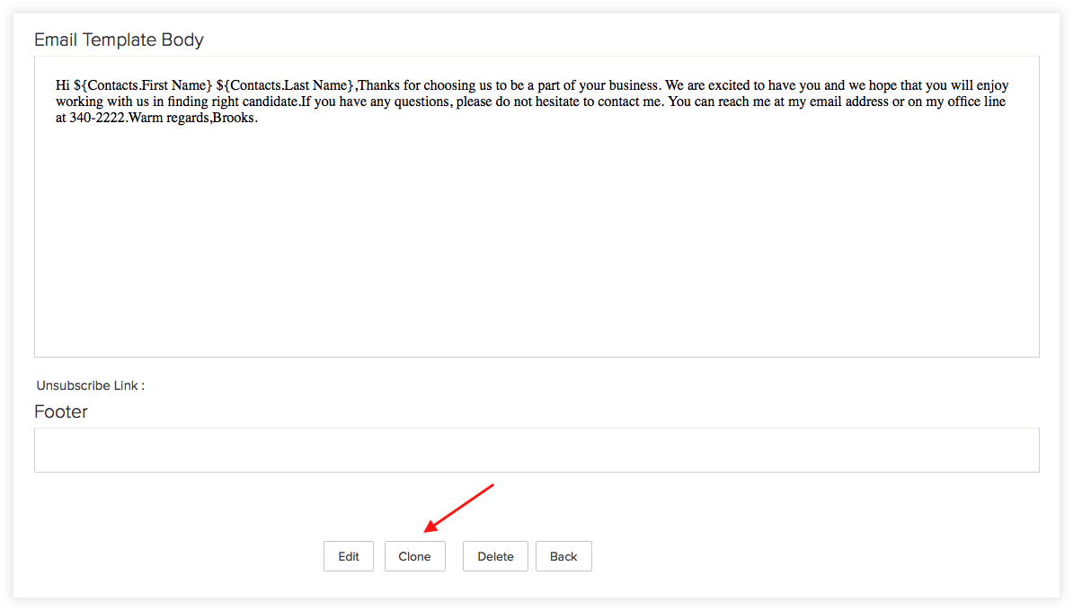 email templates online help zoho recruit business email templates