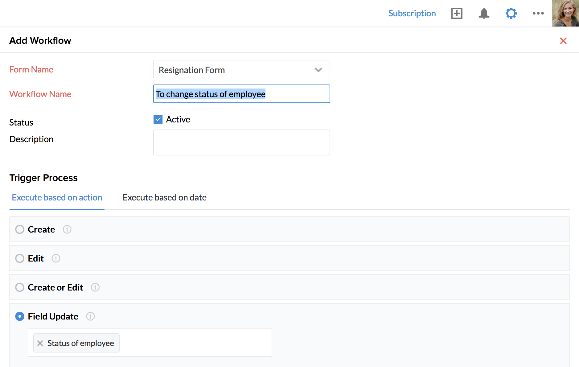 AutomationField Updates Zoho