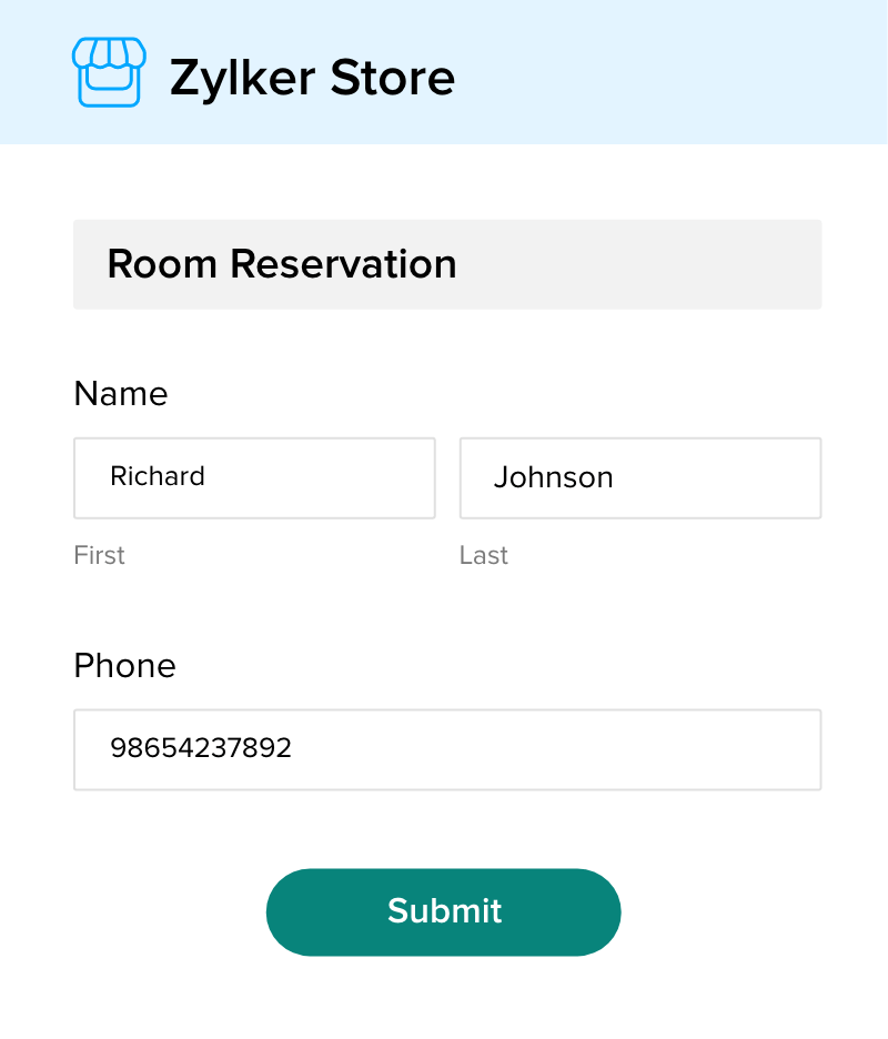 Custom Forms Online Design Customized Forms Zoho Forms Custom Forms Online Design Customized Forms Zoho Forms