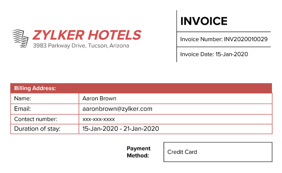 Invoice generation