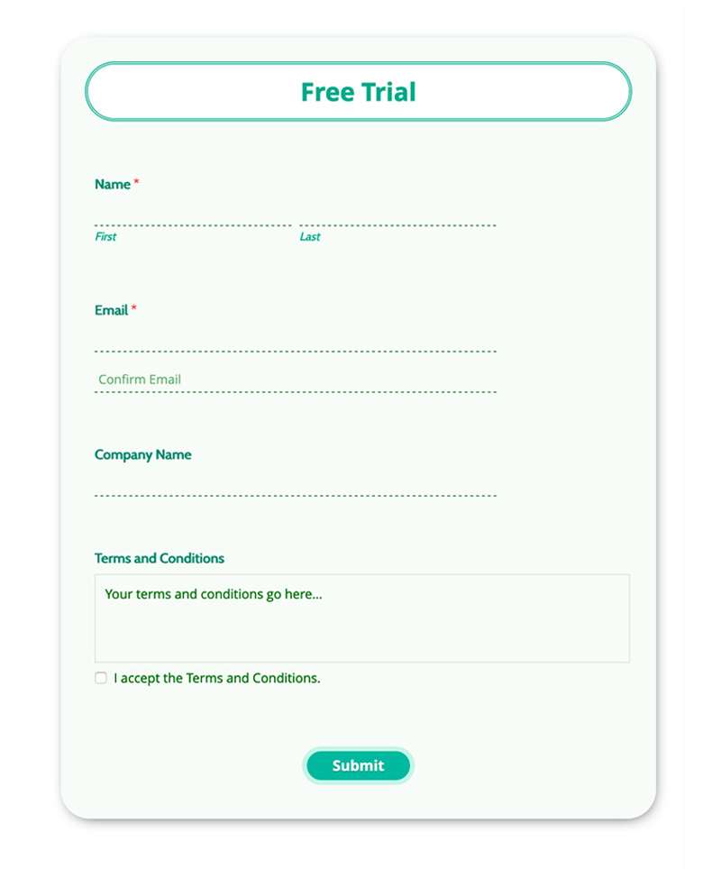 Lead Trial Template