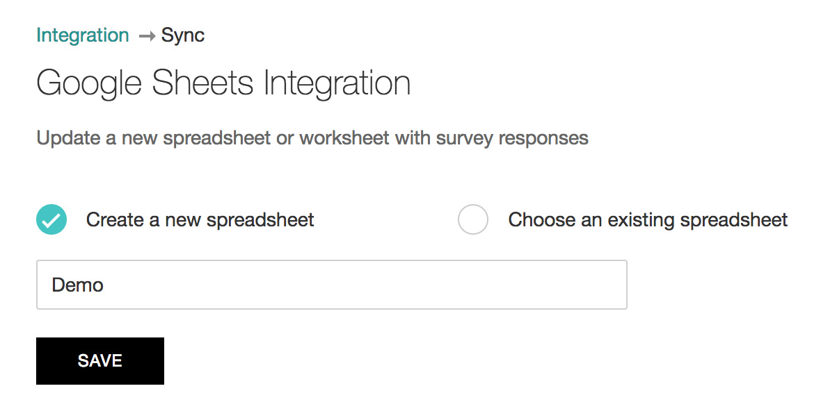 Google スプレッドシートとZoho Surveyの連携