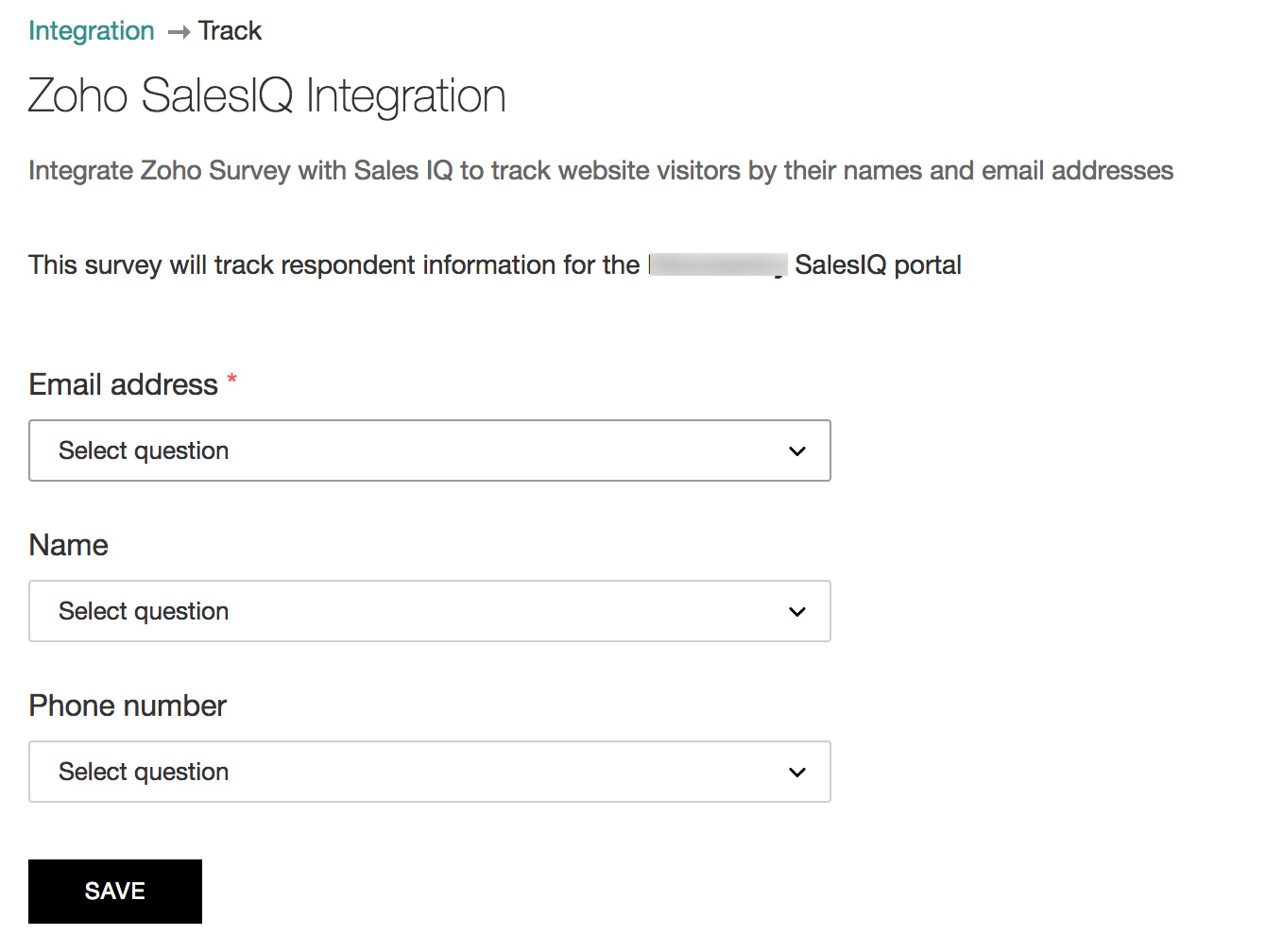 Zoho SurveyとZoho SalesIQの連携