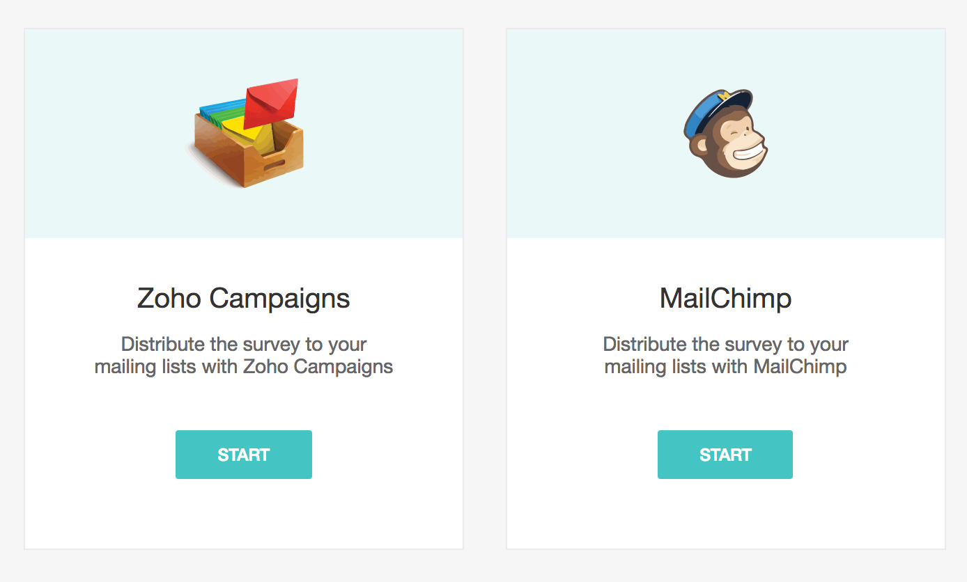 MailChimp integration with Zoho Survey