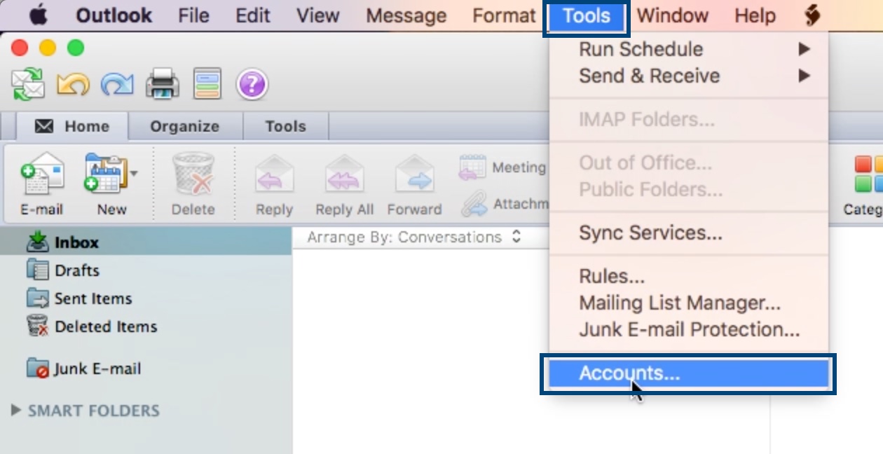 set up icloud email account in outlook 2013