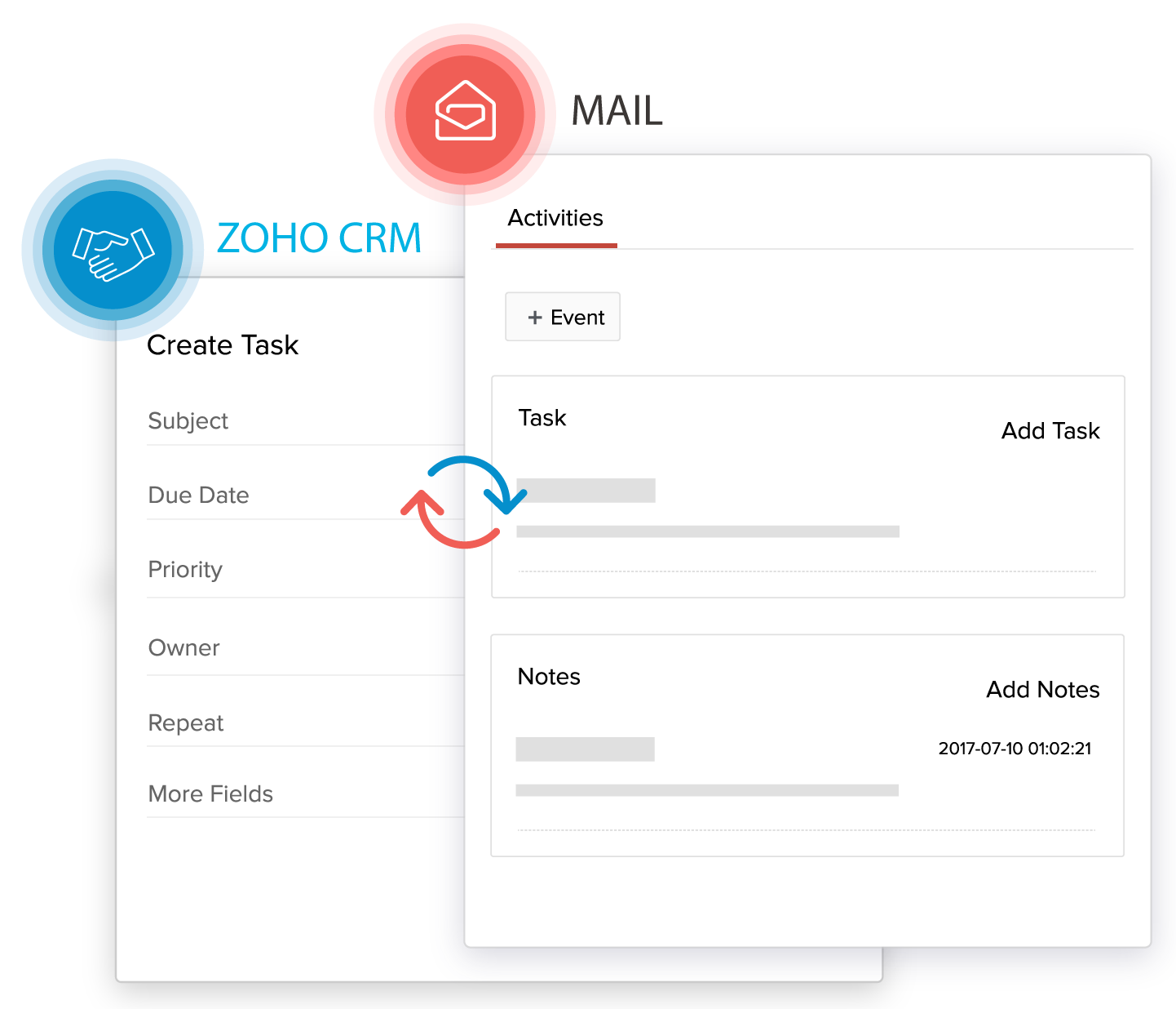 Email Integrated With CRM Software Zoho Mail