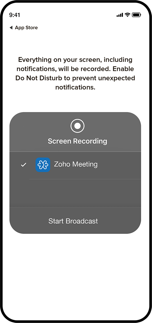 Mobile meeting for iPhone, iPad - Zoho Meeting