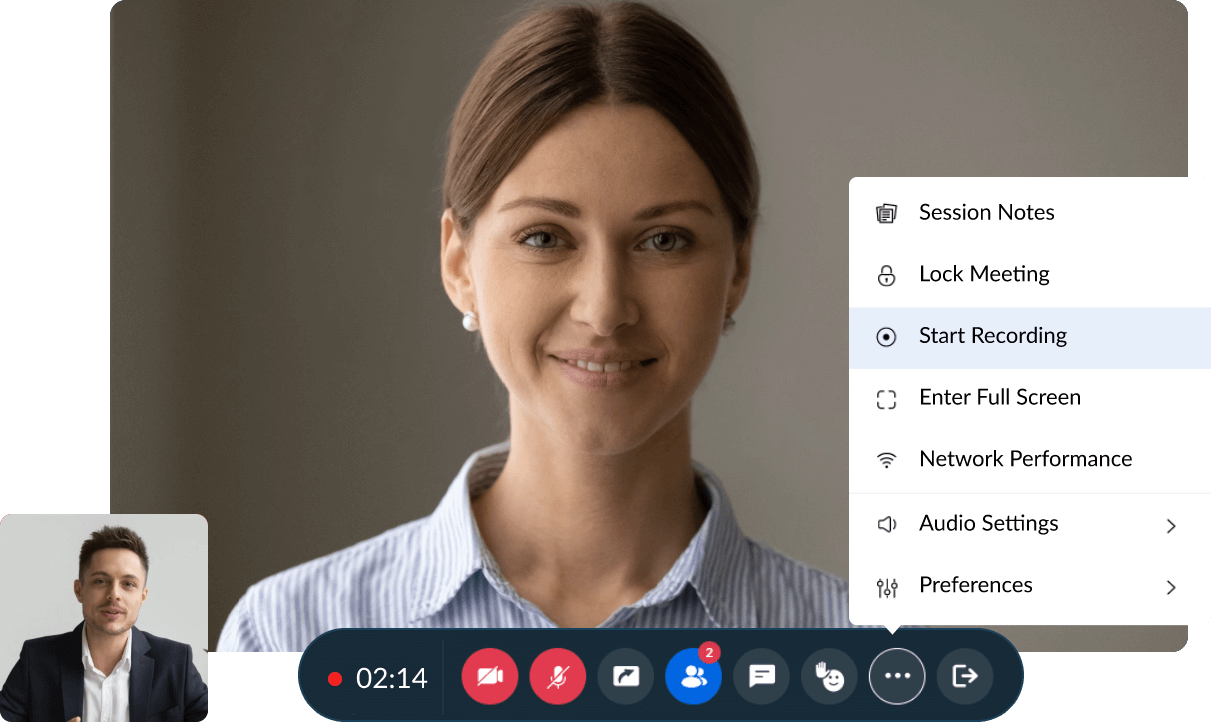 Record Meeting Record Online Meetings with Audio & Screen sharing