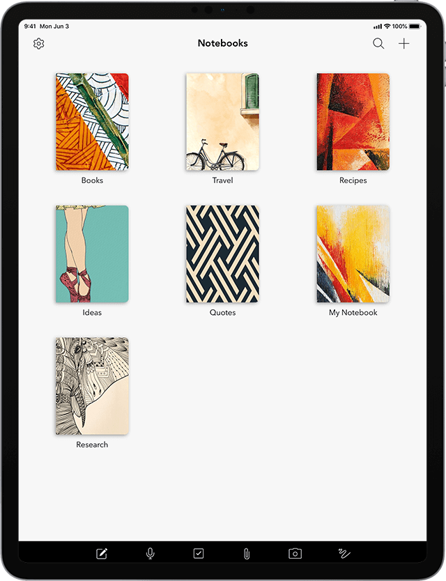 The most beautiful note-taking app across devices.
