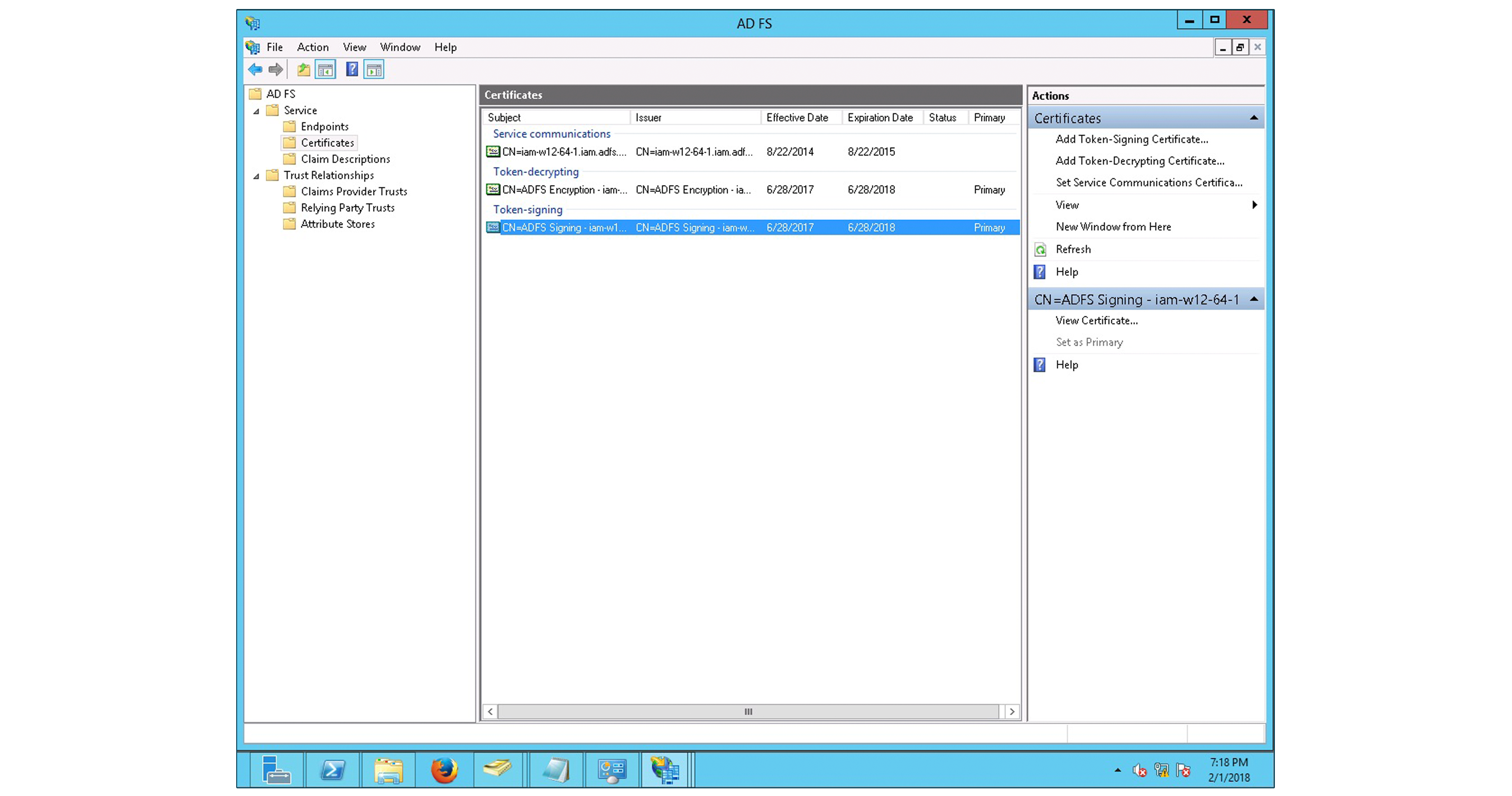 saml integration with adfs