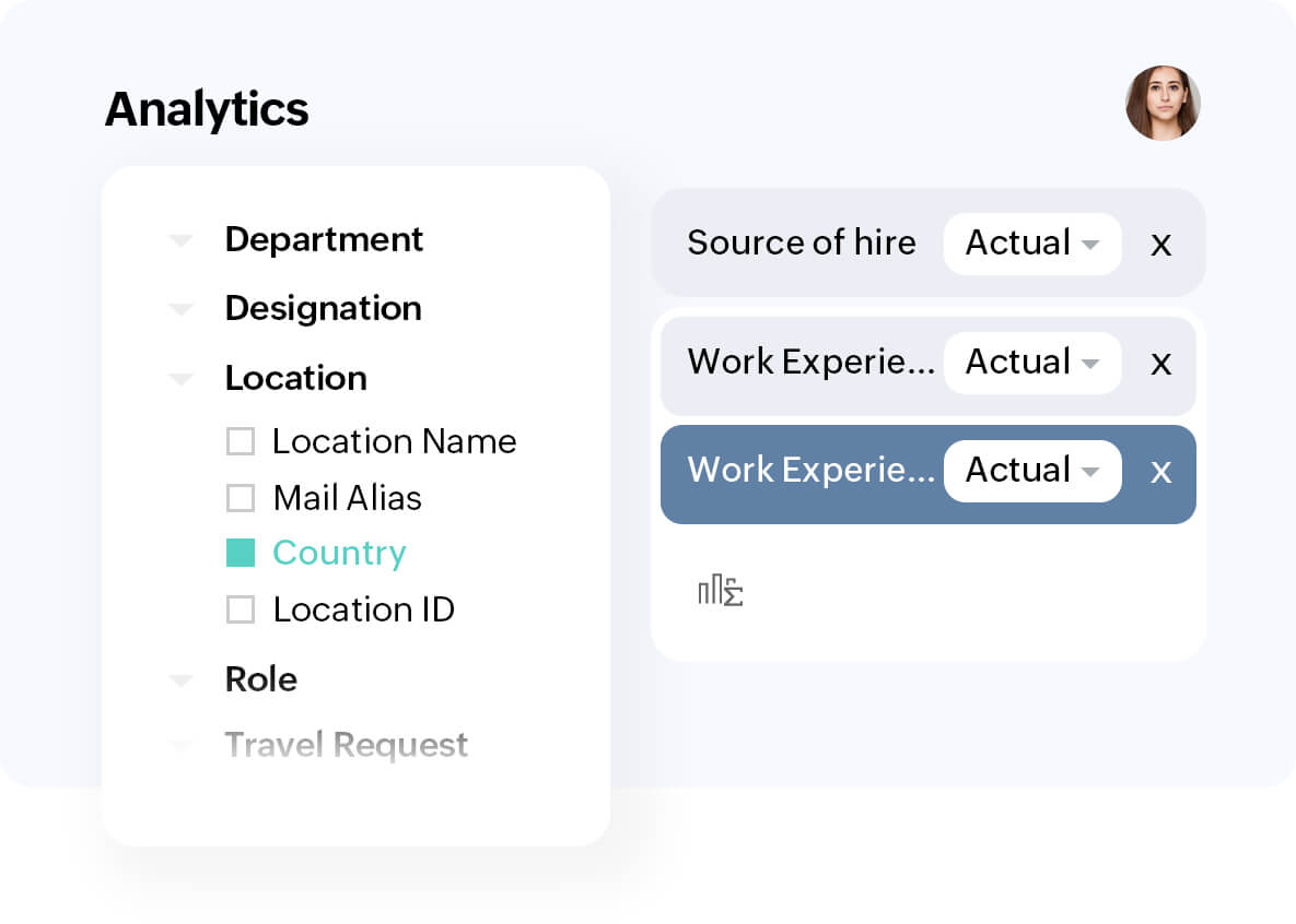 Build your reports with Analytics