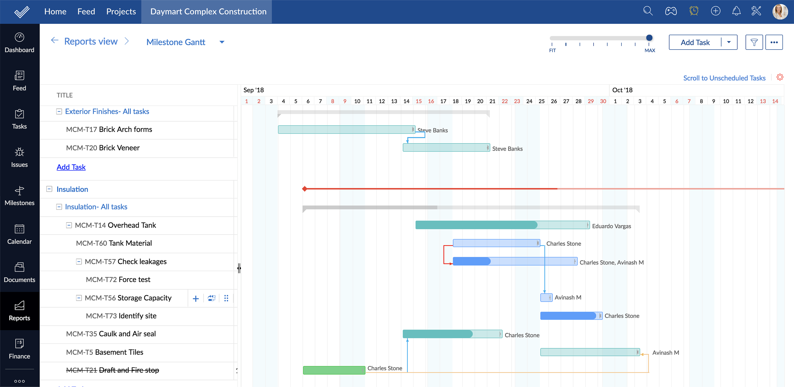 Project Management Gantt Chart Online