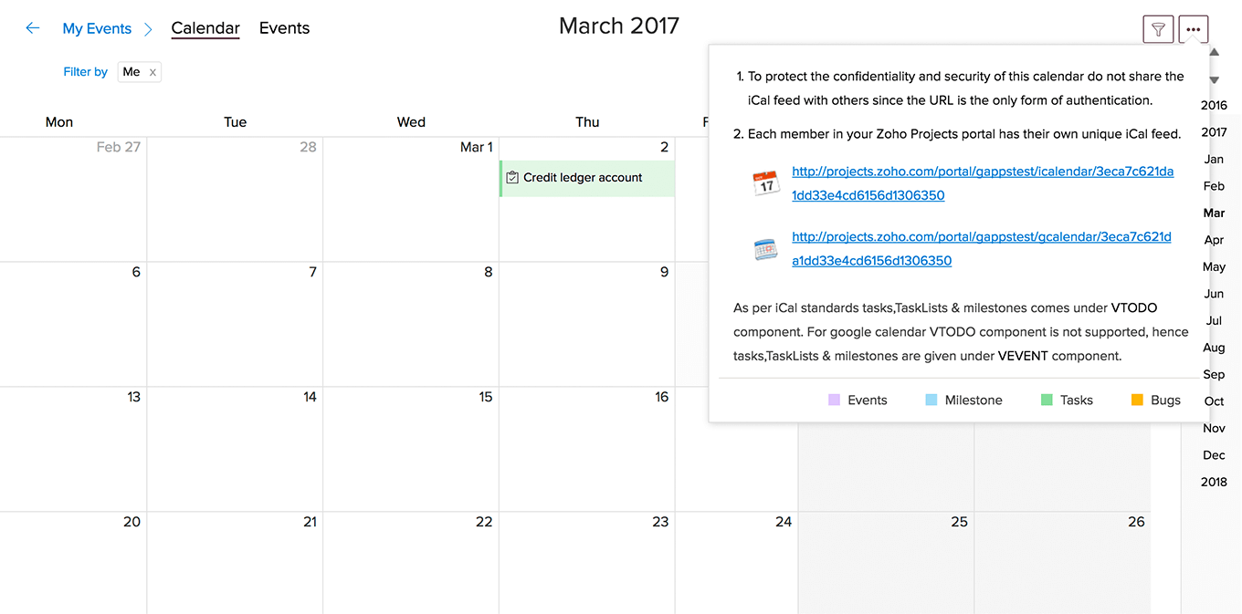 events in google calendar