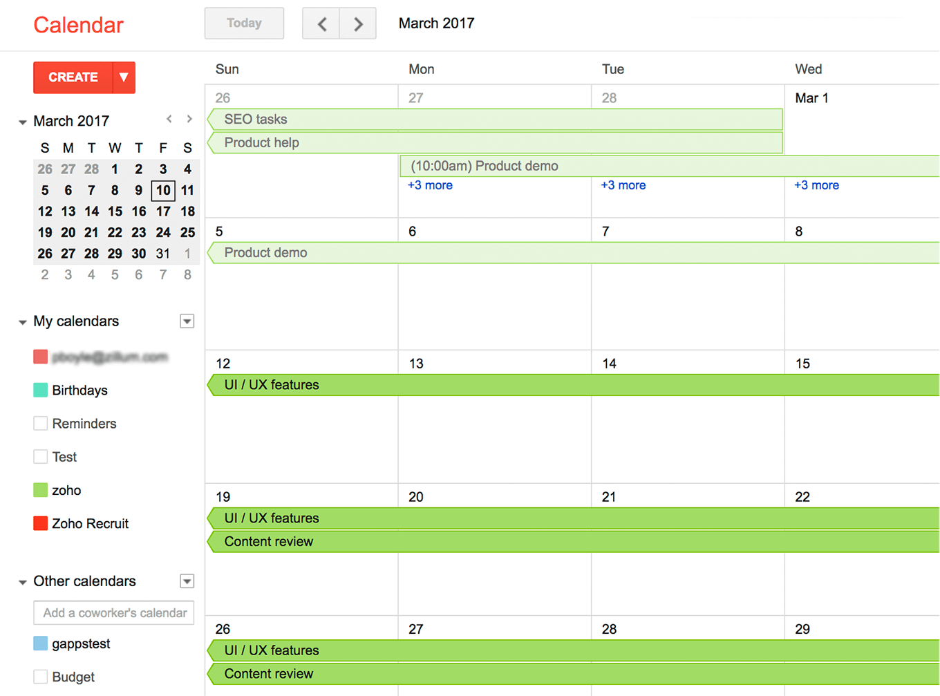 How to create a task list in Google Calendar