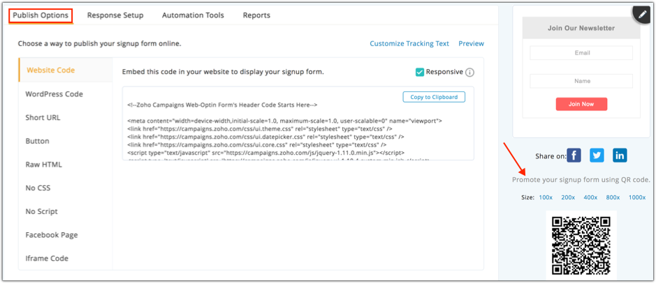 zoho campaigns online help
