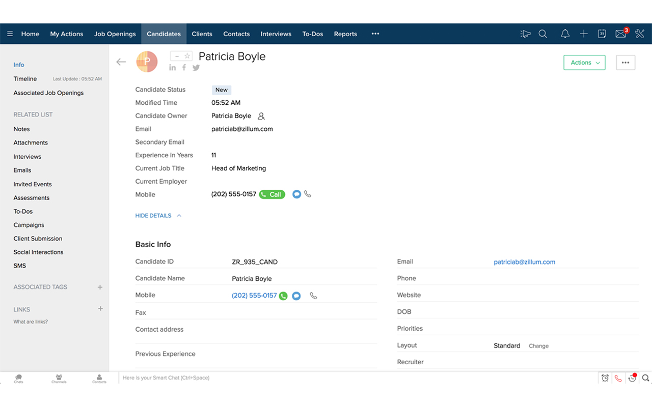 Resume Extractor | Online Help - Zoho Recruit
