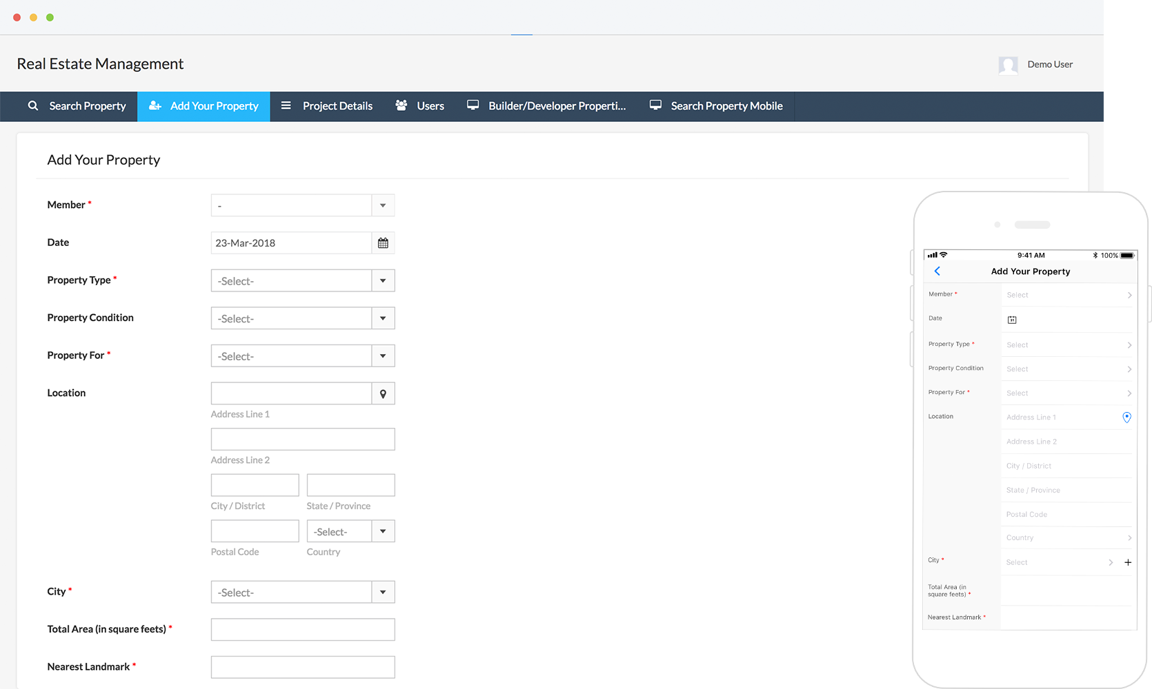 Free realestate management software Manage realestate, the easy way