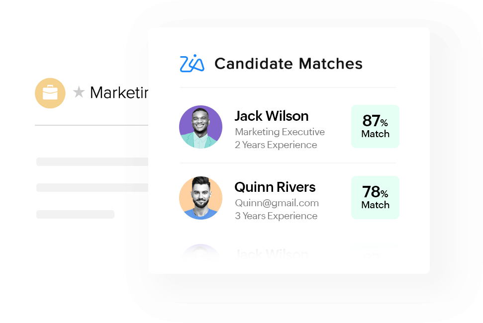AI candidate matching