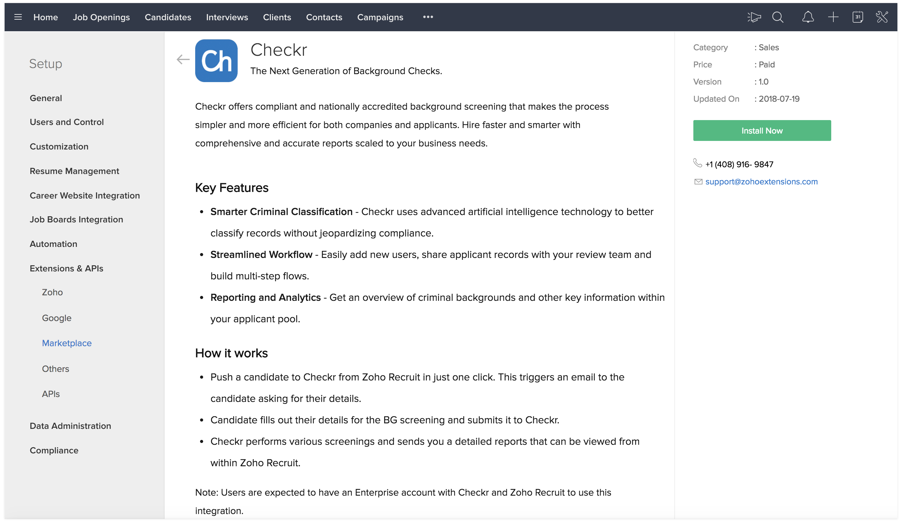 Checkr Candidate Portal - 3mot8r0