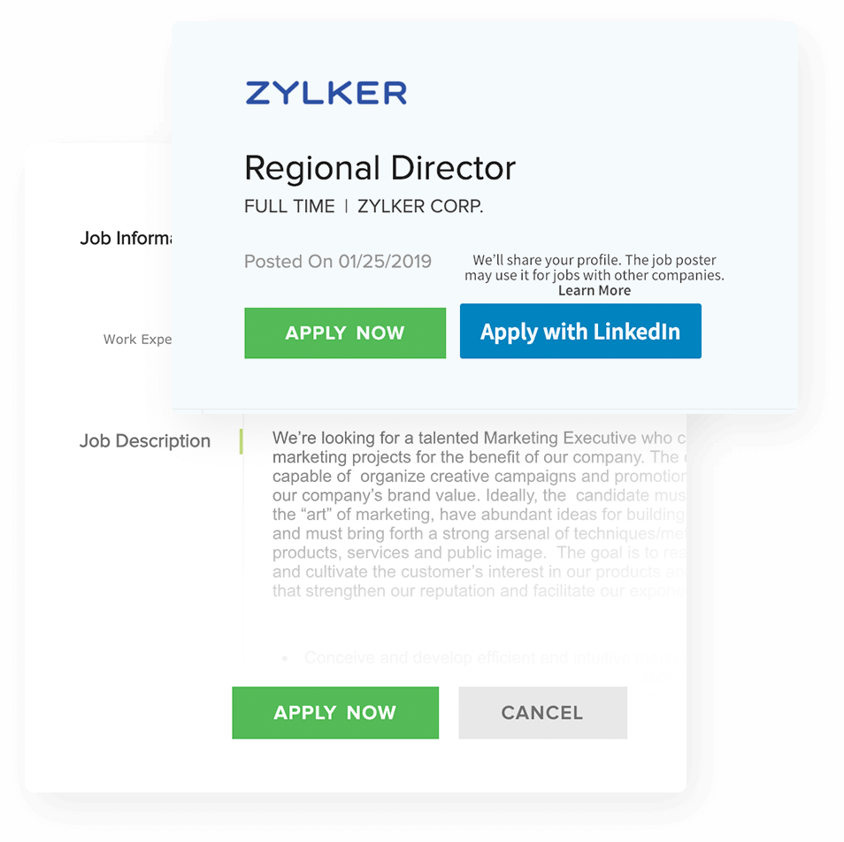 Apply with LinkedIn