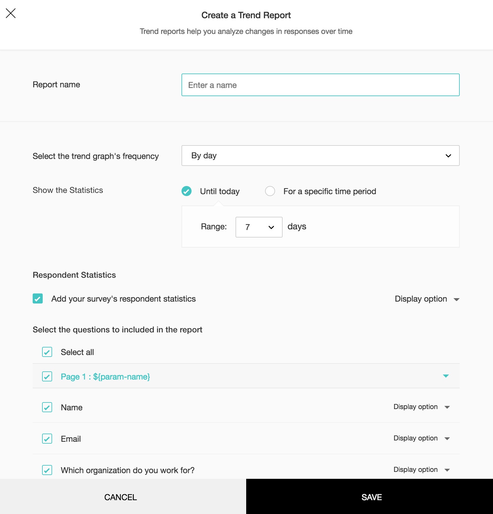 Zoho Surveyでの傾向レポートの作成