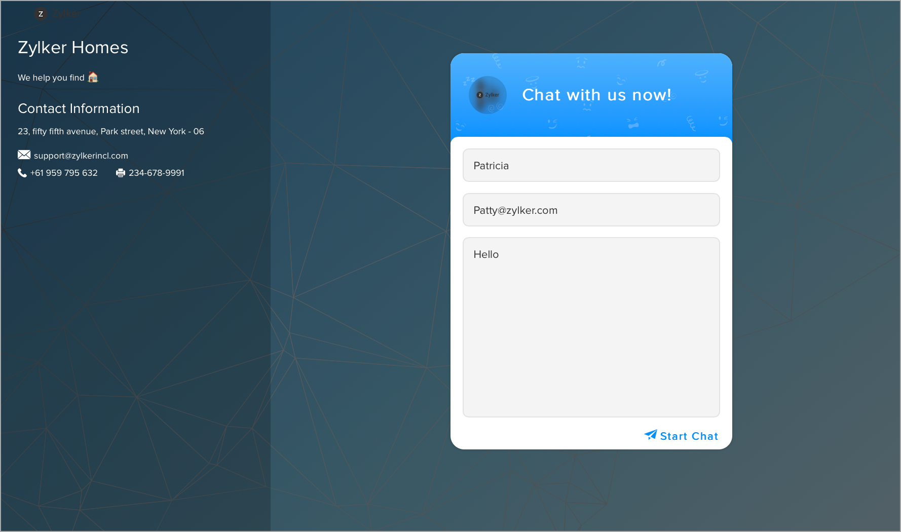 Instant Chat to Connect with your Visitors