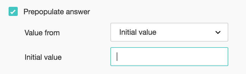 Autofill from initial value