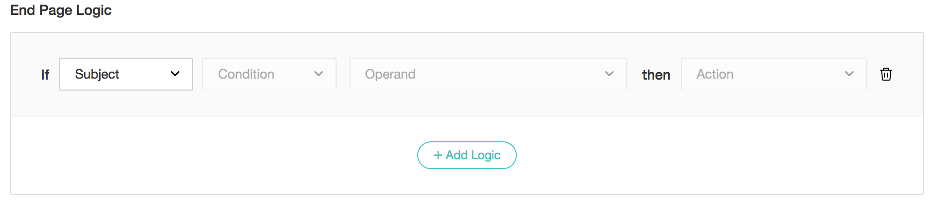Add an end page logic