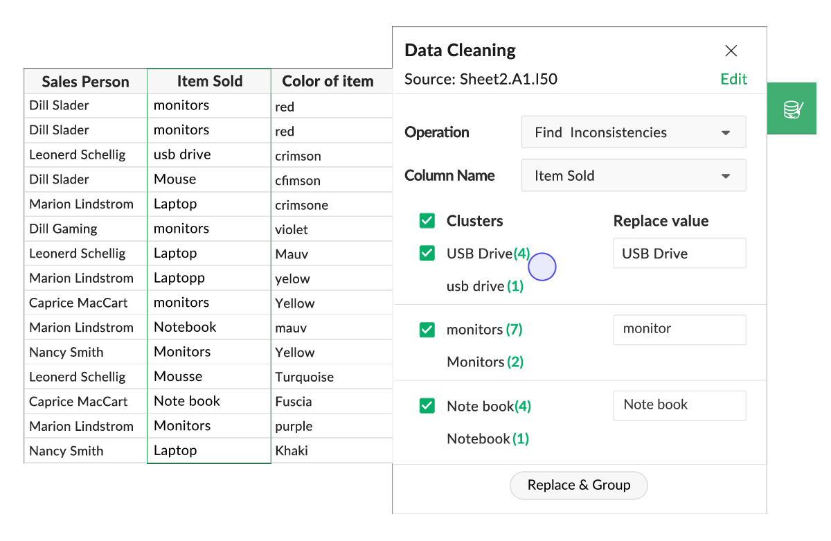 data-cleaning tool