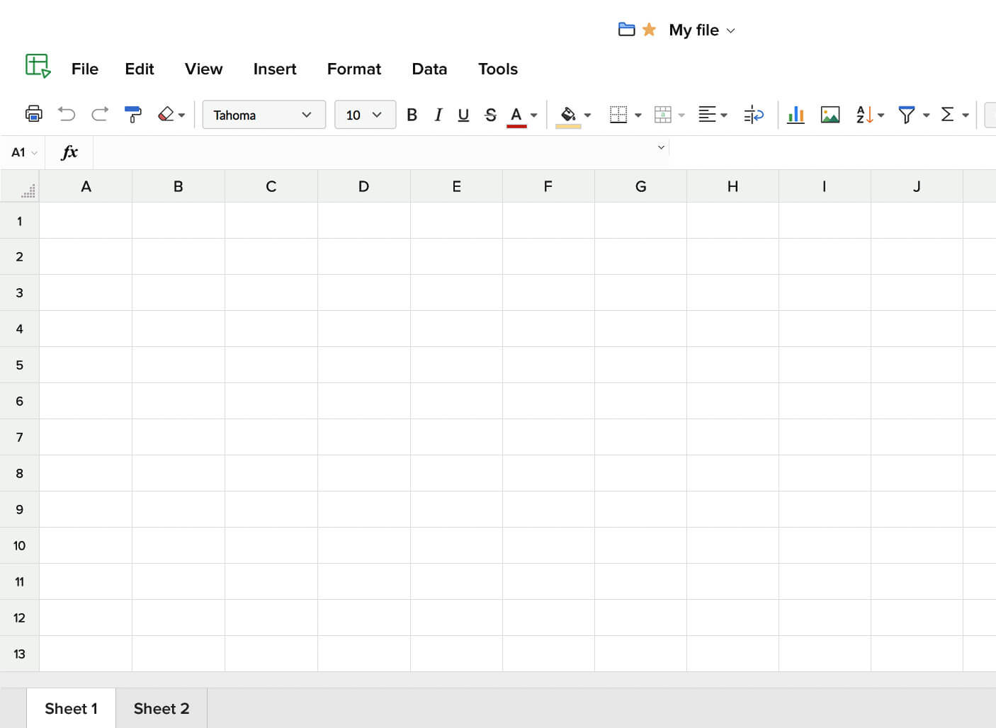 What is a spreadsheet definition and uses zoho sheet