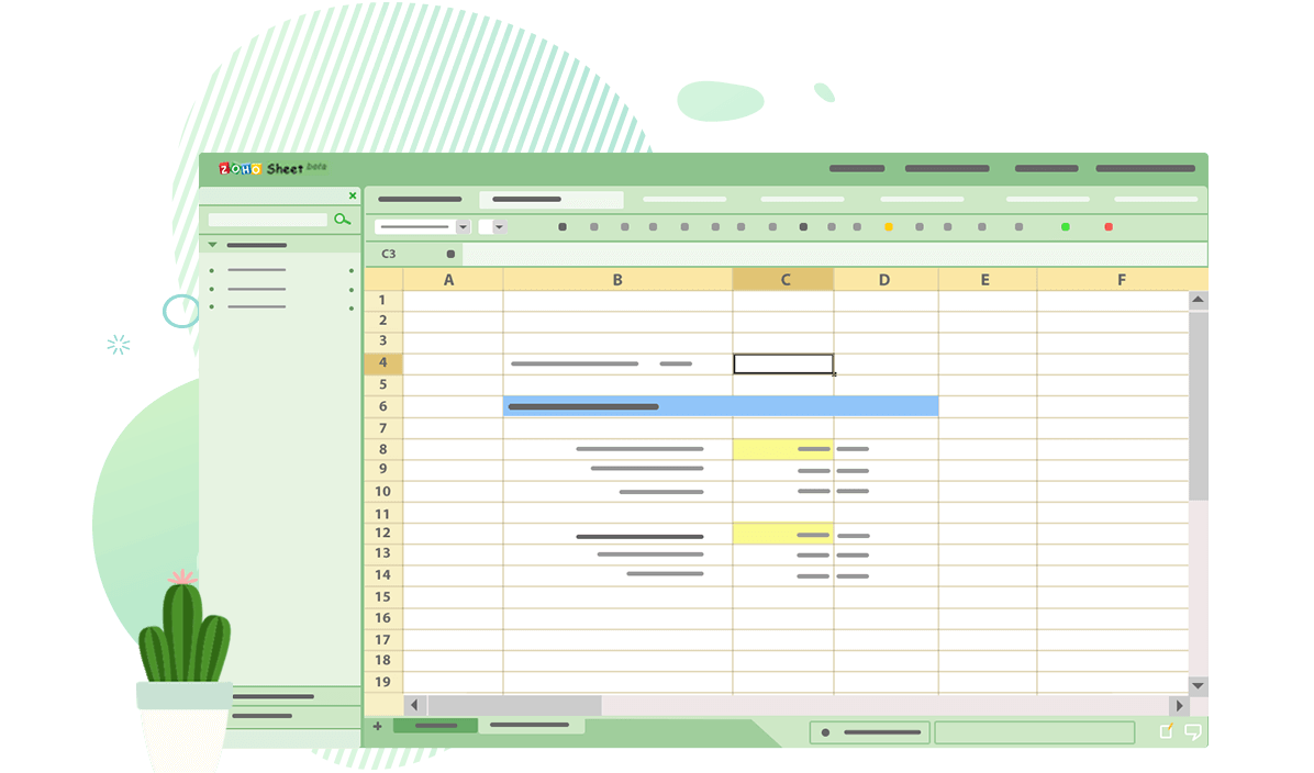 What is a spreadsheet Definition and Uses Zoho Sheet