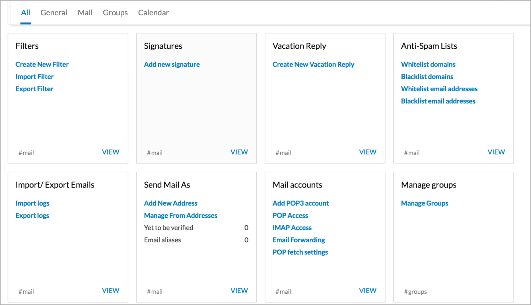 zoho mail create signature