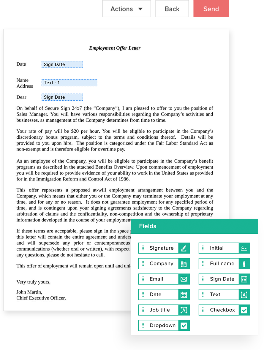 Zoho Sign Electronic Signature Software Digital Signature Software For Business Signatories